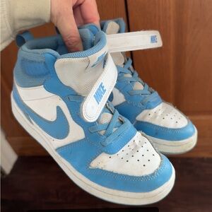 Nike Kids Blue and White Sneakers
